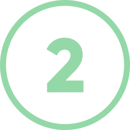 Green background with a large translucent number 2 in the center.