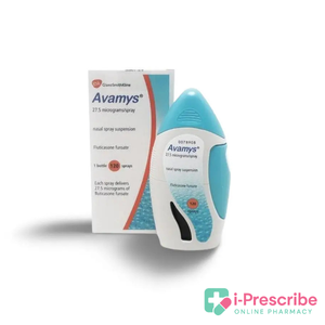 Avamys nasal spray with packaging for allergy relief.