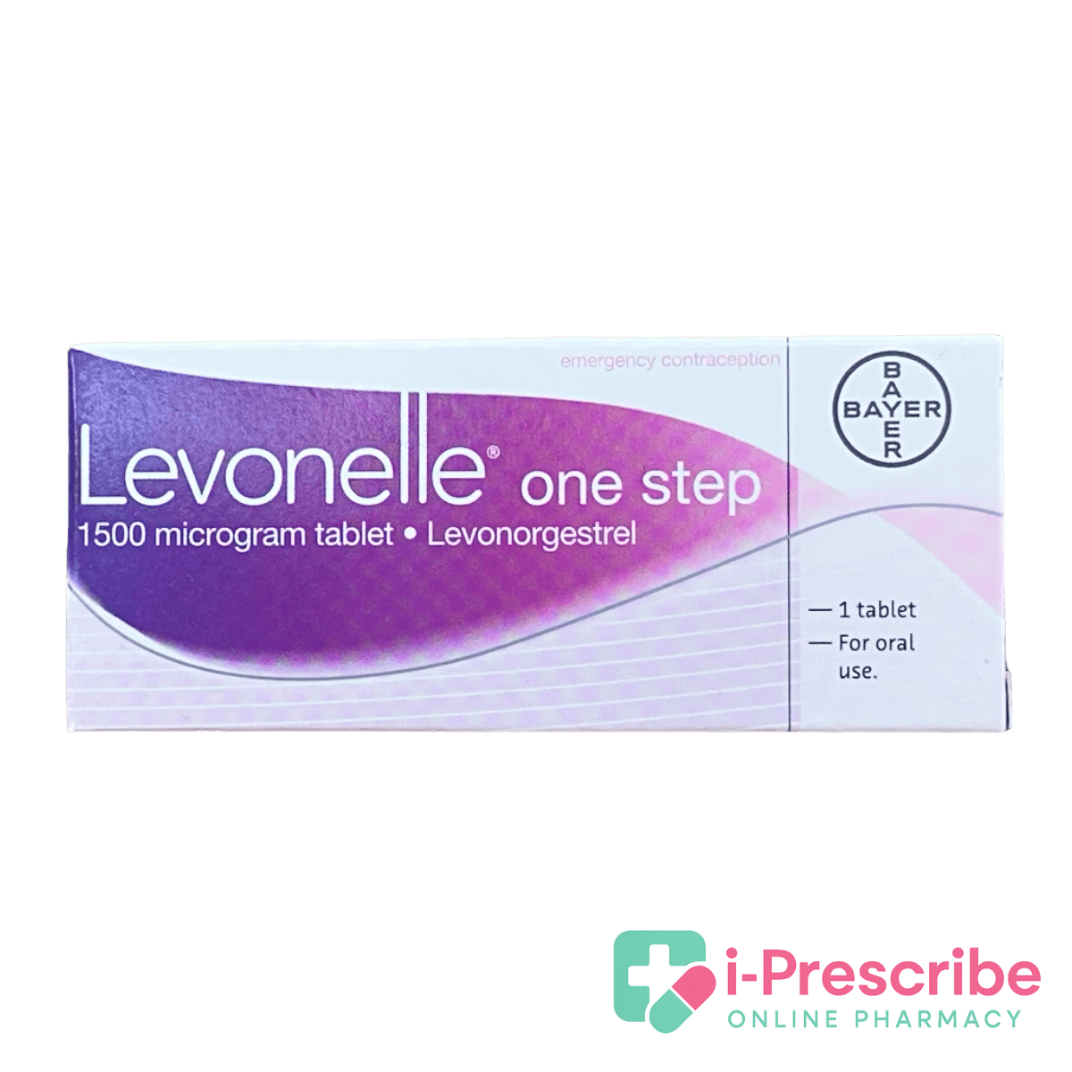 Levonelle emergency contraception tablet packaging.