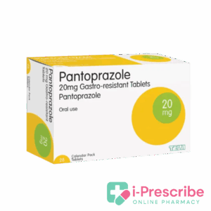 Pantoprazole 20mg tablets box, online pharmacy.