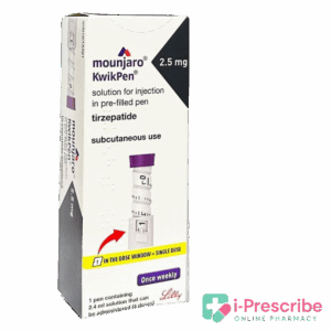 Mounjaro KwikPen 2.5 mg injection packaging.